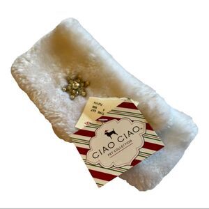 Ciao Ciao Pet Collection Fur Collar nwt‎